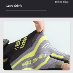 Impermeável três-dedo luvas de pesca, anti-derrapante, anti-suspensão, escalada, ciclismo, elenco, peixes, esportes, proteção ao ar livre - Image 5