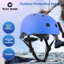 West biking ajustável capacete de 11 buracos confortável leve crianças homens mulheres equitação segurança cabeça proteção bicicleta mtb capacete - Image 1