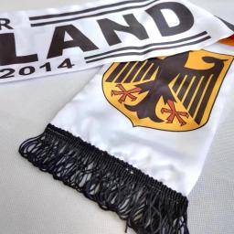 Poliéster impresso esportes cachecol, Bandeira da Alemanha, Fãs Use pescoço urdidura cachecol, Deutschland EUROPAMEISTER - Image 4
