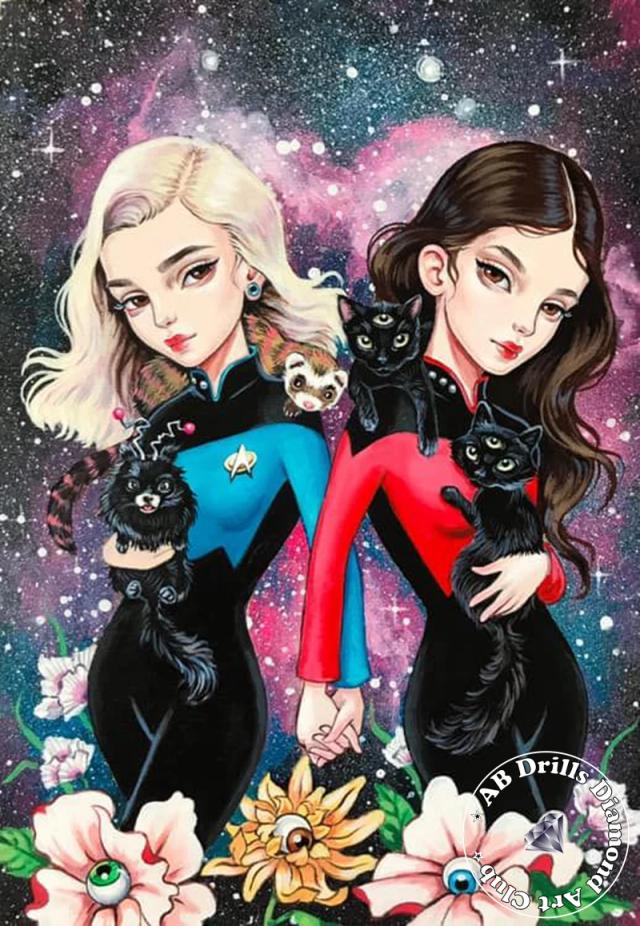 Pintura em Diamante 5D para Meninas: Arte de Animais e Flores em Mosaico para Decoração de Casa 2022