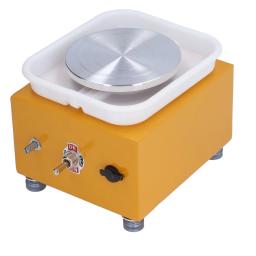 Mini Roda de Cerâmica para Crianças Miniatura de Bacia de Água Ensino Infantil Máquina de Arte Cerâmica Máquina de Desenho de Embriões - Image 5