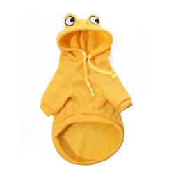 Moletons de sapo para cães e gatos pequenos, roupas macias e aconchegantes, fantasia de cachorro, buldogue francês, moletons chihuahua, outono - Image 3