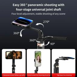 Xiaomi-AI Intelligent Tracking Selfie Stick, Cardan Handheld com Pólo de Tiro Automático, Suporte Selfie de Rotação 360 ° - Image 3