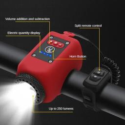 Buzina de bicicleta elétrica 110db, campainha alta com som de aviso, buzinas de bicicleta com som de aviso e bateria para crianças, scooters, bicicletas - Image 5