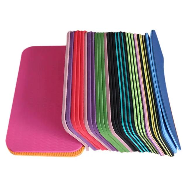 Conjunto de Mini Tapete de Yoga Antiderrapante e Joelheira Resistente à Umidade para Pilates e Treinos Fitness