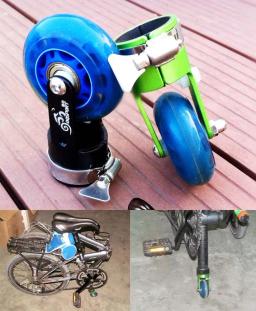 Novo rodas inteligentes para bicicleta dobrável, pequeno, rolo assistente, rodas para treino, para bicicleta dobrável bya412 sp8 - Image 2