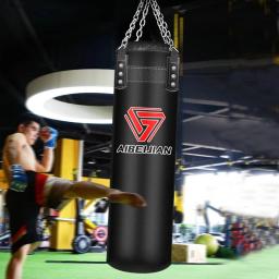Kickboxing Saco de Perfuração para Adultos Crianças, MMA Taekwondo Sandbags, Gancho Rotativo 360 °, Sacos De Boxe, Home Sanda Training, 70cm-120 - Image 1