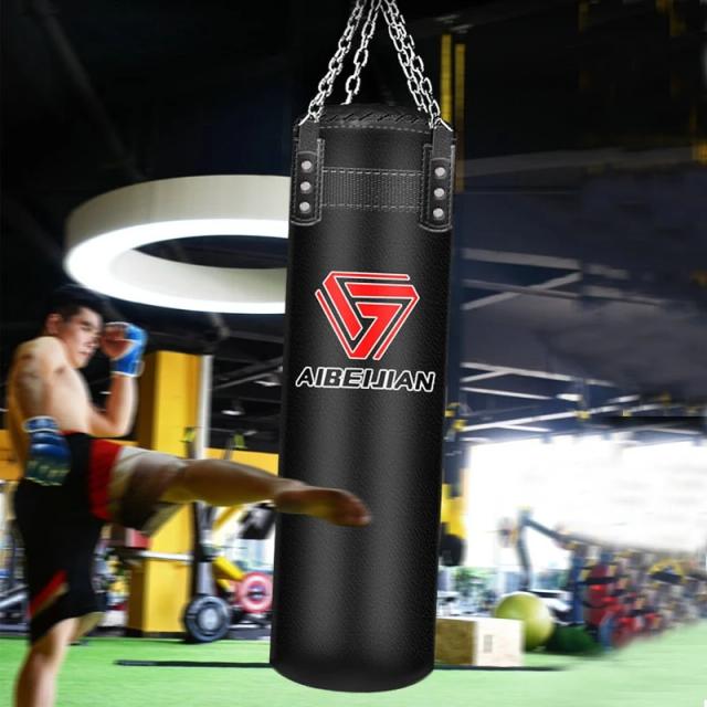 Saco de Boxe para Kickboxing e MMA: Treinamento em Casa para Adultos e Crianças, Gancho Rotativo 360° - 70cm a 120cm