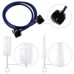 Escova Limpeza Flexível com Alça, Escova Bocal Trompete, Ferramenta Manutenção, 3 Pcs, 69HD - Image 1