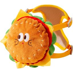 Peito Strap for Walking Dog, Burger bonito e mochila de batatas fritas, corda de reboque, colete de gato - Image 5