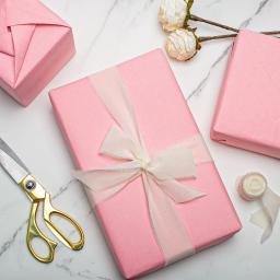 Papel Kraft para embalagem de embrulho, 100% Material Reciclado, Moving Art Craft Shipping, Parede de revestimento de piso, rosa, ideal para embrulho - Image 2