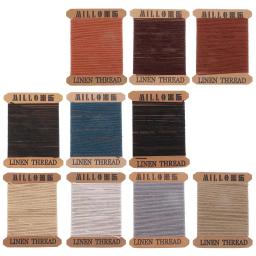 1 Peça Encerado Linha De Linho De Couro Canvas Craft Ferramentas De Costura Multi-color DIY Costura À Mão 6 Metros - Image 1