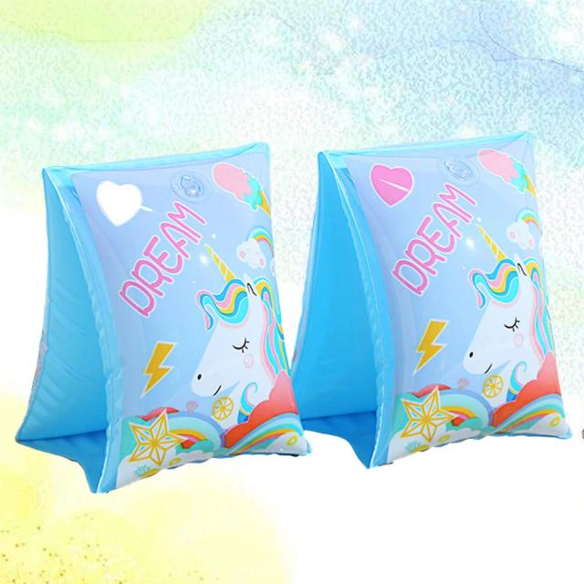 Divertido Flutuante de Unicórnio com Braçadeiras e Luvas para Crianças – Perfeito para Nadar e Brincar!