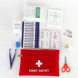 Portátil ao ar livre impermeável primeiros socorros kit, tratamento médico de emergência, família ou viagem, 14 itens por conjunto - Image 3