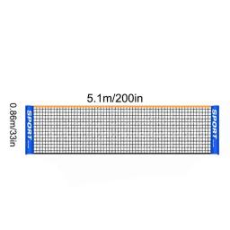 Portable Easy Setup Badminton Net, Voleibol Net para Tênis, Pickleball Training, Indoor e Outdoor Sports, Atacado, 3.1 m, 4.1 m, 5.1 m, 6.1m - Image 6