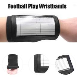 Softball Pulseira para Playbook, Multi-Sport Pulseiras, Jogo de Futebol, Futebol, Braçadeira Tripla, Insert, D1U7 - Image 2