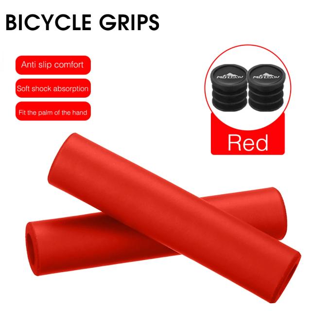 Punhos de Bicicleta Motsuv em Espuma de Esponja: Super Macios, Antiderrapantes e com Absorção de Choque para MTB e XC/AM