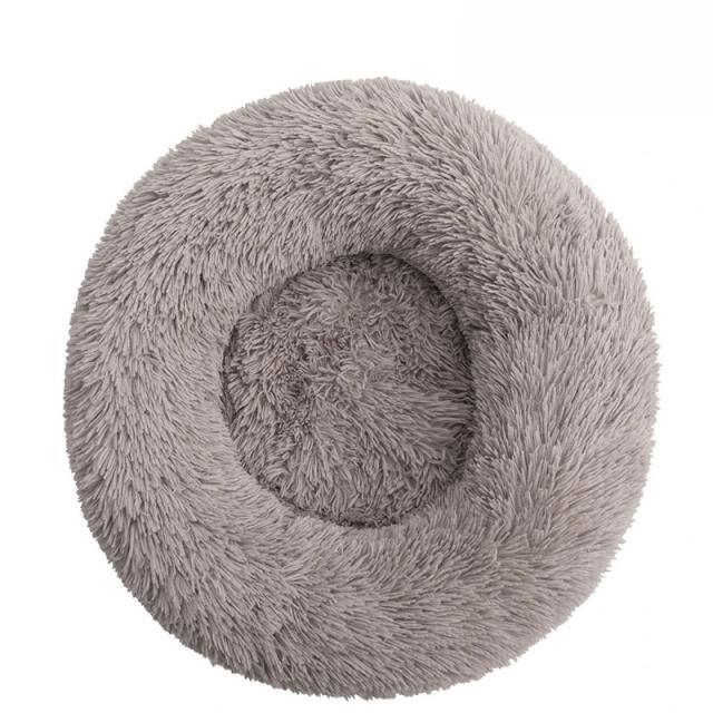 Cama Redonda de Pelúcia para Pets: Conforto e Criatividade para Cães e Gatos no Inverno
