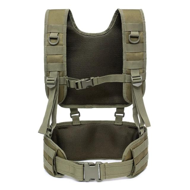 Colete Tático Militar com Cinto Destacável e Sistema Molle para Airsoft e Paintball, Ideal para Caça e Atividades ao Ar Livre