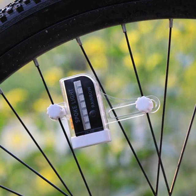 Luz LED para Bicicleta, Lâmpada de Pneu Colorida com Recarregamento USB e 14 Cores RGB para Ciclismo Segurança e Estilo