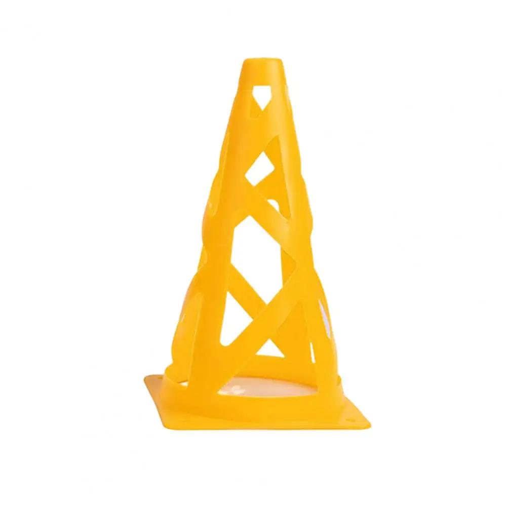 Cone de treinamento de futebol à prova de vento anti-rachamento oco 23cm esportes marcador cones balde marcador equipamento de futebol - Image 1