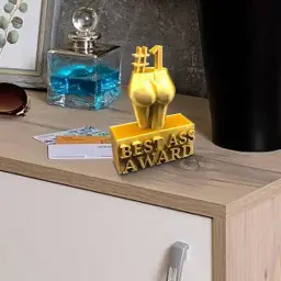 A estatueta do Oscar Prêmio de Melhor Traseiro Criativo Melhor Troféu de Traseiro Troféu Dourado Ornamento Artesanato em Resina Prêmio Presente Decoração de Casa - Image 3