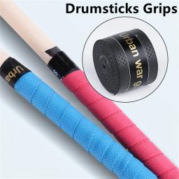 Envoltório de fita de tambor, Punhos de baqueta antiderrapante, Suor de percussão tambor Absorvido Grip Absorb Sweat - Image 1