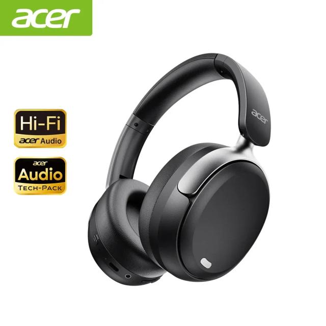 Acer OHR516 Fone de Ouvido Bluetooth 5.4 Cancelamento Ruído 48dB Áudio Espacial LDAC
