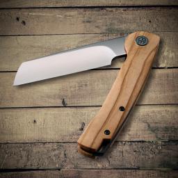 Petrificado Fish-PFE04 faca dobrável com cabo de madeira G10, ferramentas de aço para carpintaria, acampamento ao ar livre, sobrevivência, pesca, corte, EDC, 154cm - Image 4