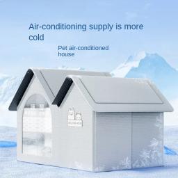 Verão Ar Condicionado Pet House, Cat Cooling Tool, Dog Ice Nest, Quatro Estações - Image 1