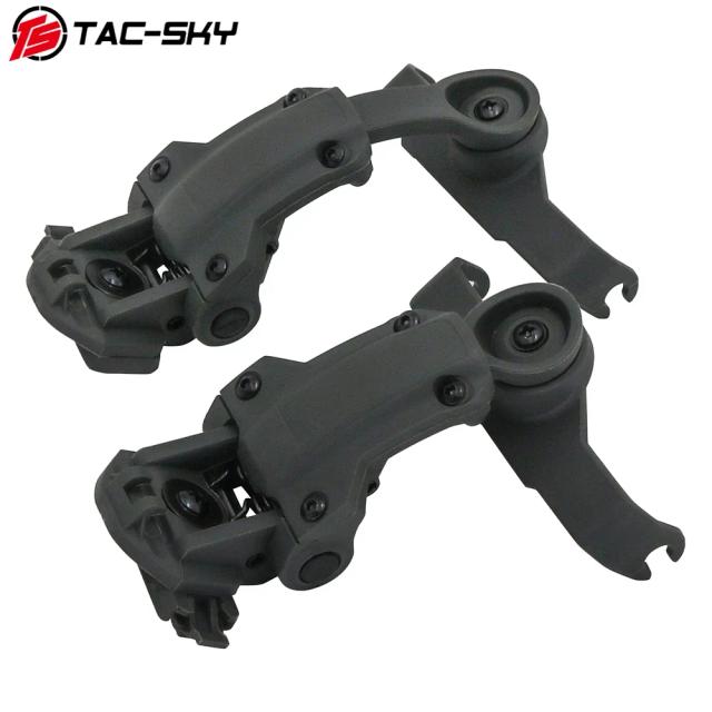 Adaptador TAC-SKY 360° para Capacete Tático com Montagem em Trilho Arco e Compatibilidade com Fones MSA Sordin