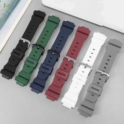 Pulseira de relógio de silicone, acessórios para relógios Casio G-Shock, 16mm, DW5600, DW6900, G5600, G5700, GW-M5610, GW-5000, GWX5600 - Image 2