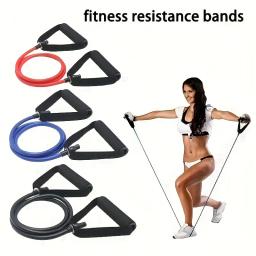 5 níveis de faixas de resistência com alças treinamento resistência puxar para cima banda ginásio resistência exercício borracha lld07 - Image 1