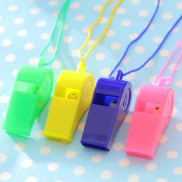 Apito Plástico Portátil para Torcida, Arbitragem e Emergência, Ideal para Treinamento e Sobrevivência, Cor Aleatória, 10 PCs, 20PCs - Image 1