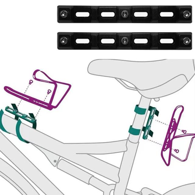 Adaptador Leve para Garrafa de Água em Bicicleta Brompton - Montagem Ajustável e Prática para Ciclismo