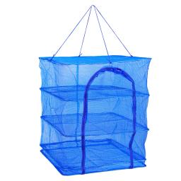 Cesta de suspensão respirável proteção alimentos vegetais pratos peixe secador rack secagem multifuncional pesca net para interior ao ar livre - Image 5