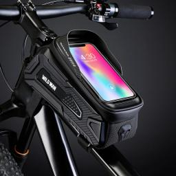 SELVAGEM-Bicicleta Touch Screen Bag, Quadro Frontal impermeável, Suporte do telefone celular, Acessórios de ciclismo, 1L - Image 2