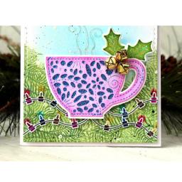 Natal estêncil com Copa Forma Gravado Corte Morre, Faca Mold para DIY Scrapbooking, Photo Album Embossing Carimbo, Artesanato Decorativo - Image 3