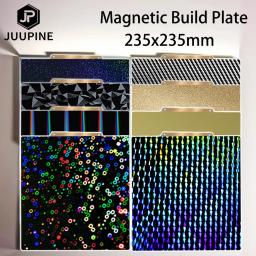 Impressora 3D Cama Aquecida, Pei Folha Lisa, Placa de Construção Magnética, Aço, Ender 3 Elegoo Neptune 4 Pro Pet, 235x235, Primavera - Image 1