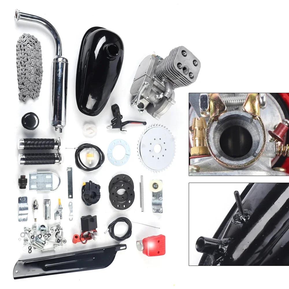 Kit de motor de bicicleta elétrica, moto motor a gasolina, motor para DIY, mountain bike, conjunto completo, 100cc, 2 tempos, 36 dentes, 44 dentes - Image 1