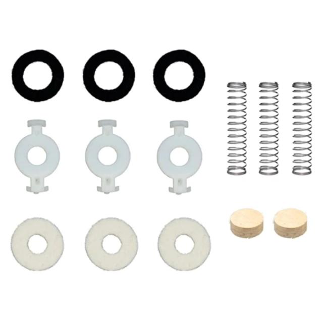 Reparo de Trompete: Conjunto de Peças com Arruela de Feltro para Manutenção de Instrumento de Latão