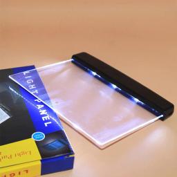 Portátil LED Flat Book Luzes, Luzes do livro, Luz de página inteira, Leitura na cama à noite, Painel Placa Lâmpada Board - Image 1