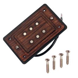 Wired 3 cordas caixa de charuto guitarra bobina dupla captador com parafusos diy - Image 3