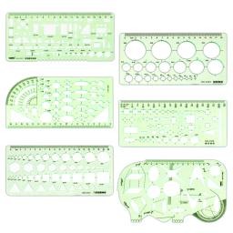 Réguas De Medição De Plástico Oco Set, Modelos De Escritório E Escola, Ferramentas De Ensino, Tailor Sewig Supplies Kit - Image 3
