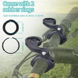 Arruelas de cronômetro, 4 unidades, montagem frontal, anel de arruela de guidão de bicicleta 31.8/ 25.4mm para garmin suporte de computador de bicicleta espaçador - Image 6