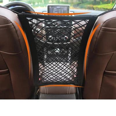 Barreira líquida de segurança para carros: proteção para crianças e pets com armazenamento prático.