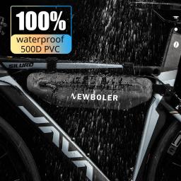 NEWBOLER-Sacos À Prova D' Água Da Bicicleta, Ciclismo Tubo Superior, Frente Bag Frame, MTB, Road Bike Acessórios, Triângulo Pannier - Image 2