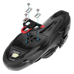 Grampos de bicicleta compatíveis com sistema de travamento automático, Pedais de ciclismo, 4,5 graus Float bicicleta Pedal Acessórios - Image 5