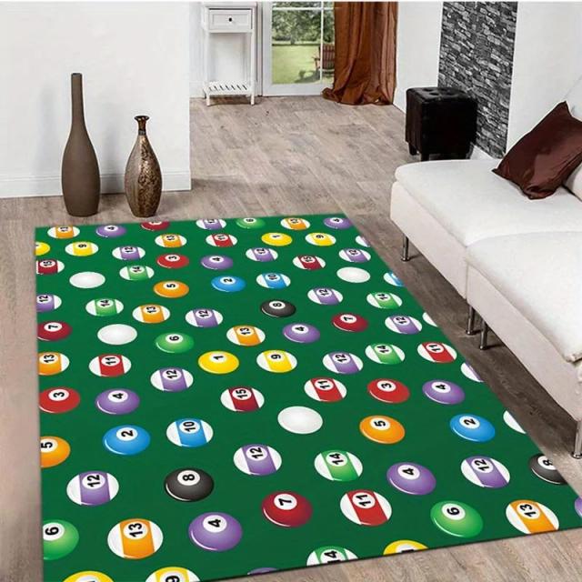 Tapete de Sala de Jogos Bola de Bilhar 50x80cm