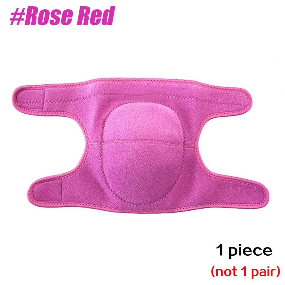 1 peça joelheiras esportivas macias, manga de compressão de joelho para dança, vôlei, basquete, corrida, futebol, corrida, ciclismo - Image 1